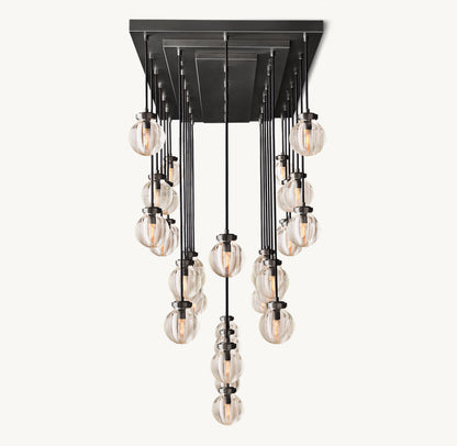 PEARL RECTANGULAR CHANDELIER 72"