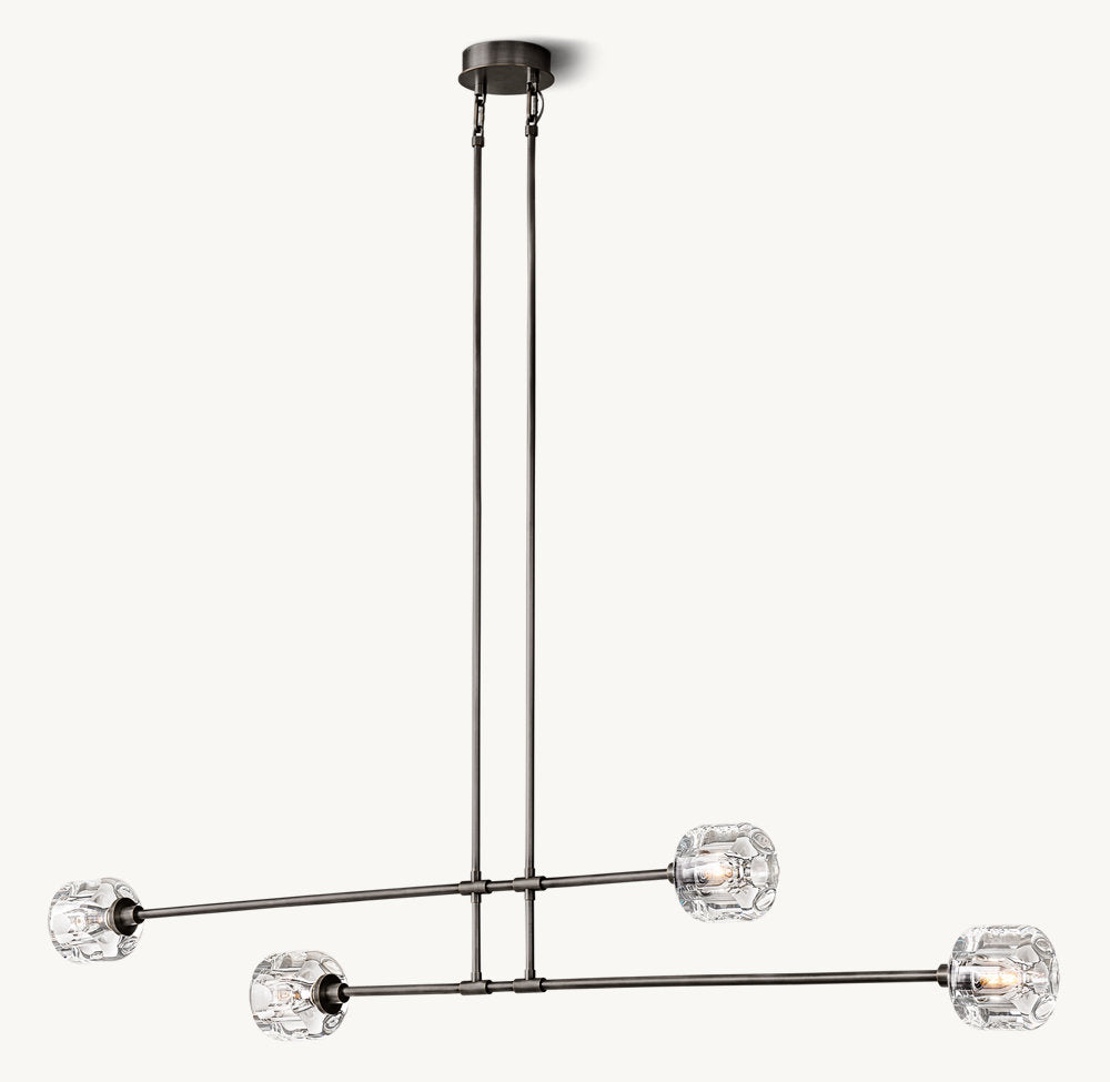 DEMARET MOBILE LINEAR CHANDELIER 72"