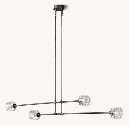 DEMARET MOBILE LINEAR CHANDELIER 72"