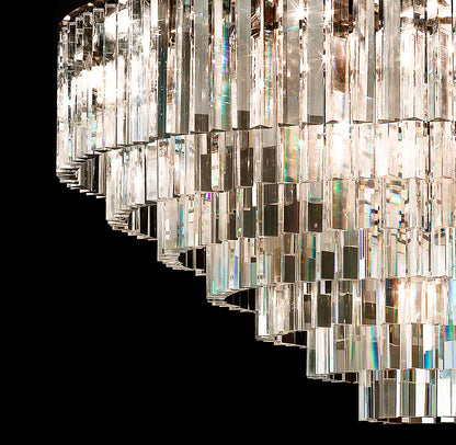 1920S ODEON ROUND CHANDELIER 44"