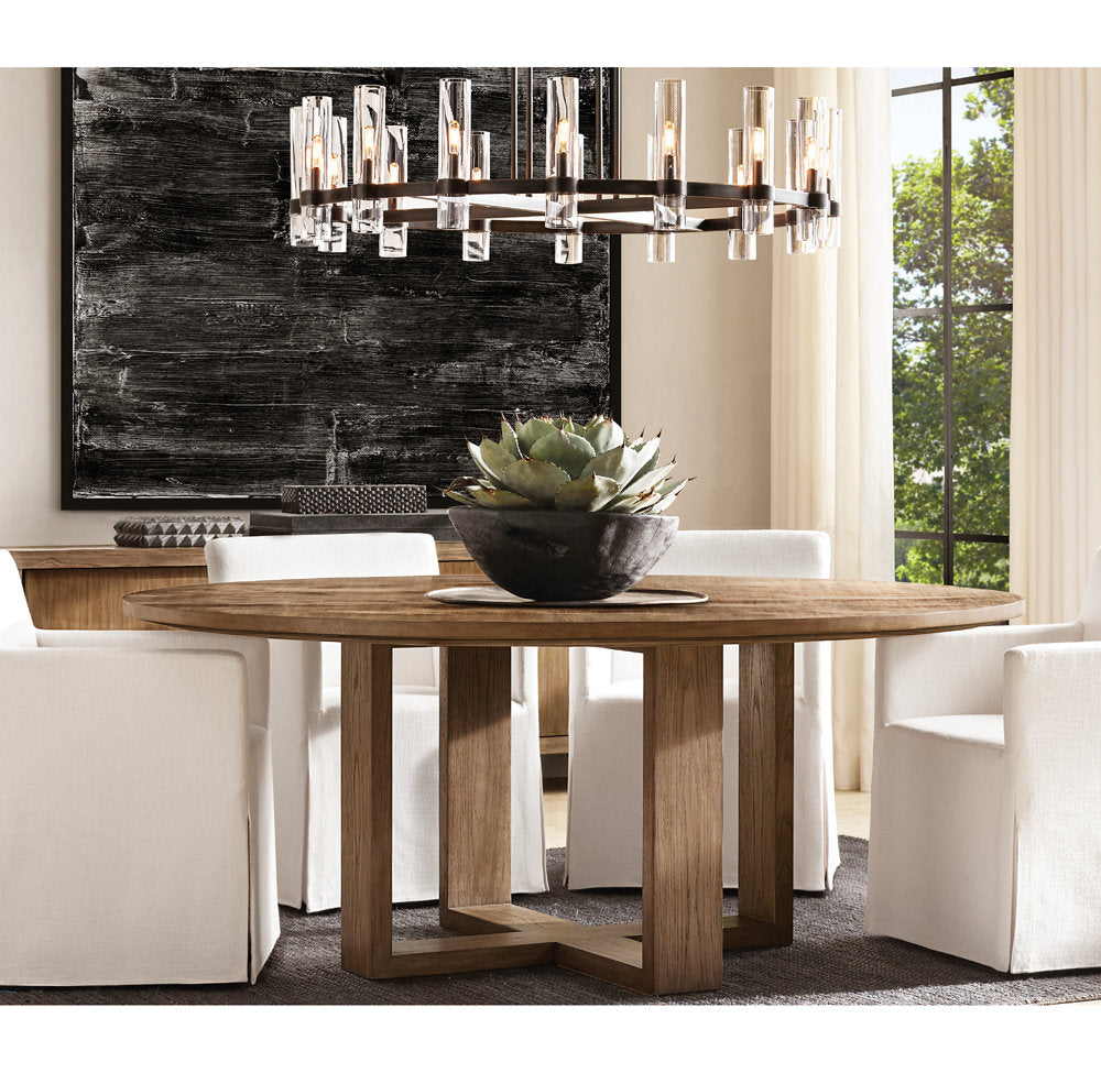 RAVELLE ROUND CHANDELIER 48"