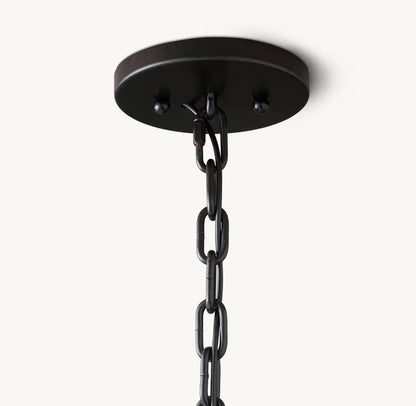 HARLOW CRYSTAL ROUND CHANDELIER 43"