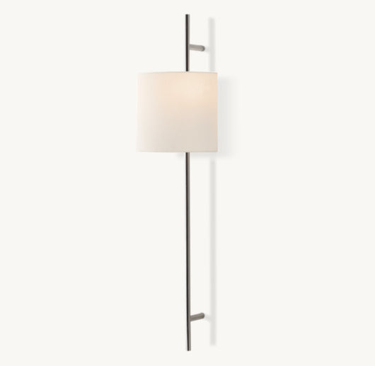 VELA OCTAGONAL BAR SCONCE - ROUND SHADE