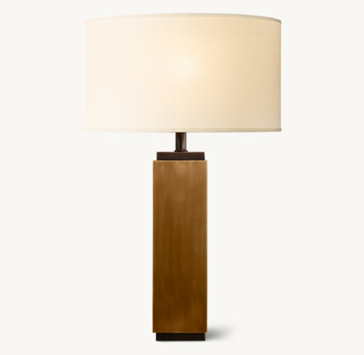 SQUARE COLUMN TABLE LAMP