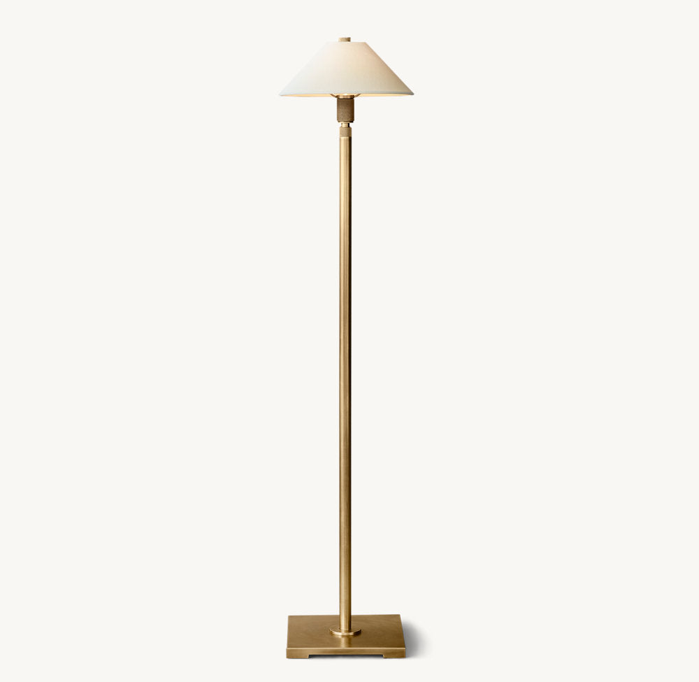 UTILITAIRE LINEN SHADE FLOOR LAMP
