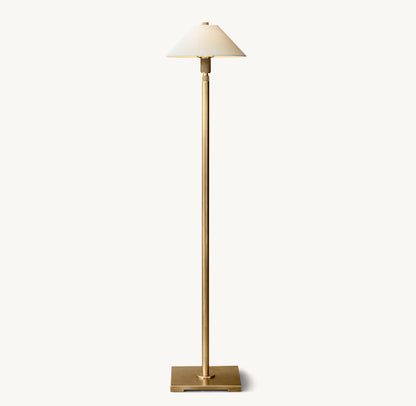 UTILITAIRE LINEN SHADE FLOOR LAMP