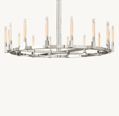 CANNELE ROUND CHANDELIER 72"