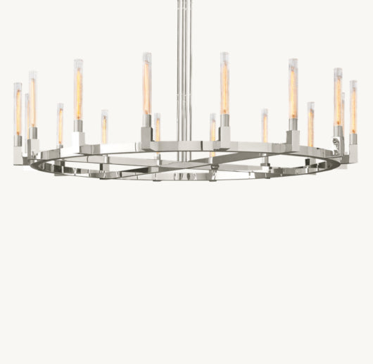 CANNELE ROUND CHANDELIER 72"