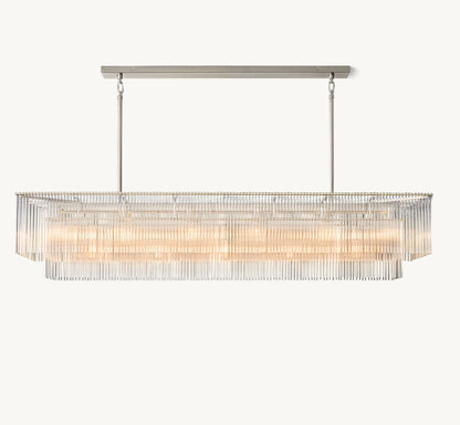 AMADEO RECTANGULAR CHANDELIER 72"