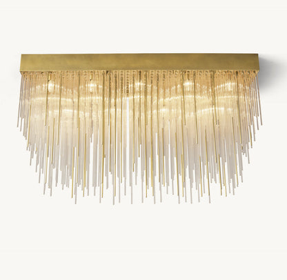 CASCADA RECTANGULAR CHANDELIER 54"