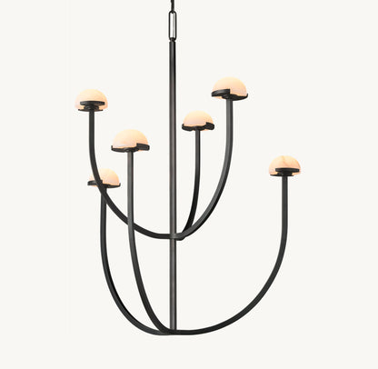 PEDRA ROUND CHANDELIER 32"