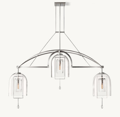 FULCRUM GRAND LINEAR CHANDELIER 73"
