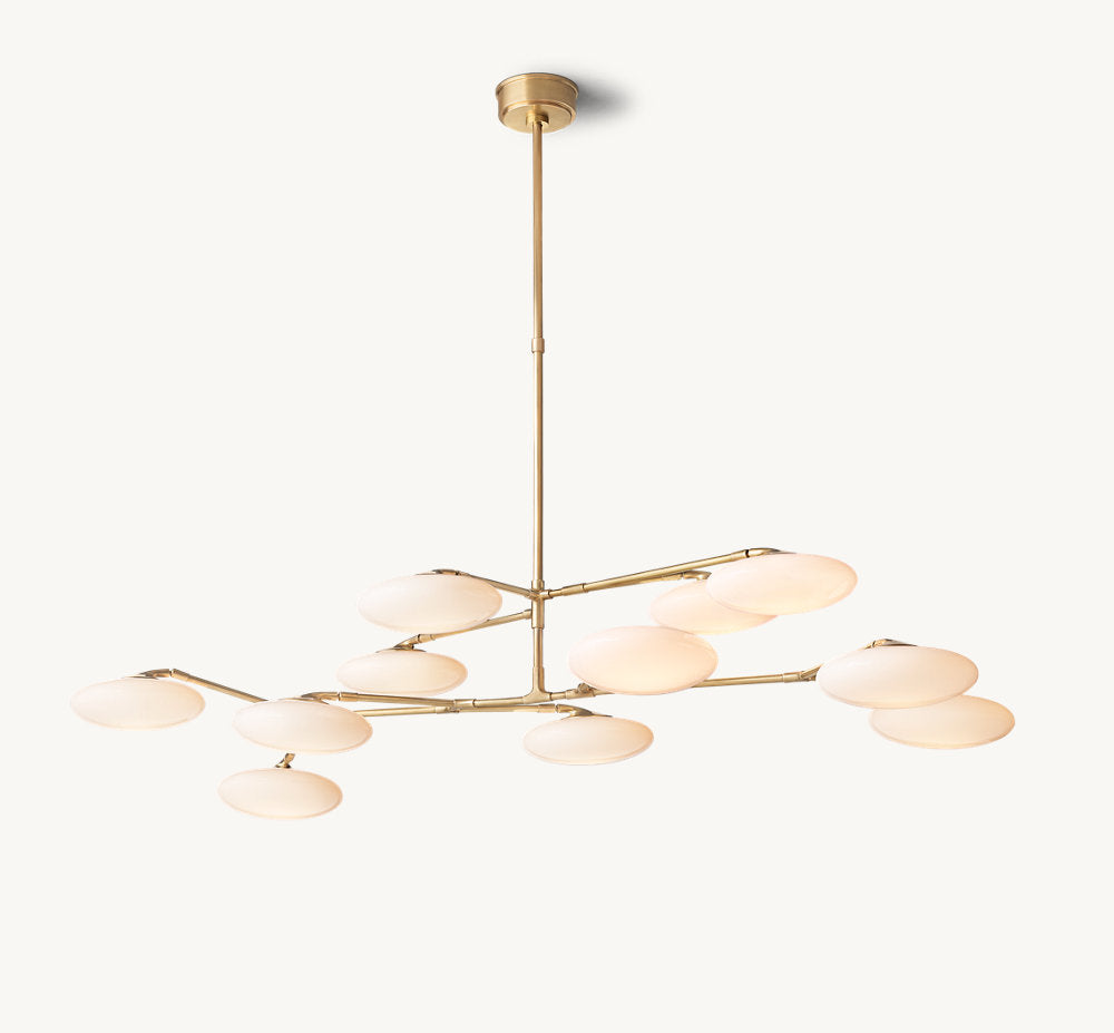 BRINDILLE TWO-TIER CHANDELIER 65"