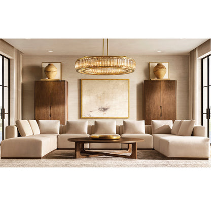 MAURIER ROUND CHANDELIER 48"