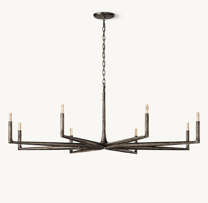 THADDEUS ROUND CHANDELIER 72"