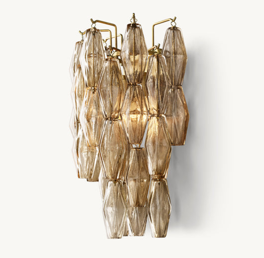CHIARA SMOKE GLASS SCONCE