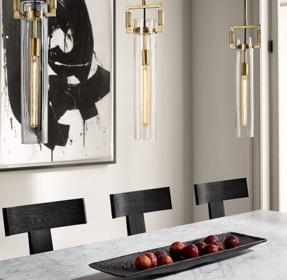 MACHINIST GLASS CYLINDER PENDANT