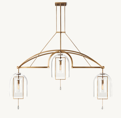 FULCRUM GRAND LINEAR CHANDELIER 73"