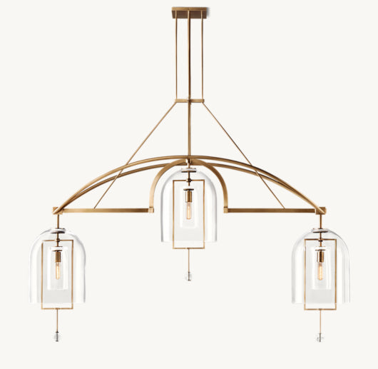 FULCRUM GRAND LINEAR CHANDELIER 73"
