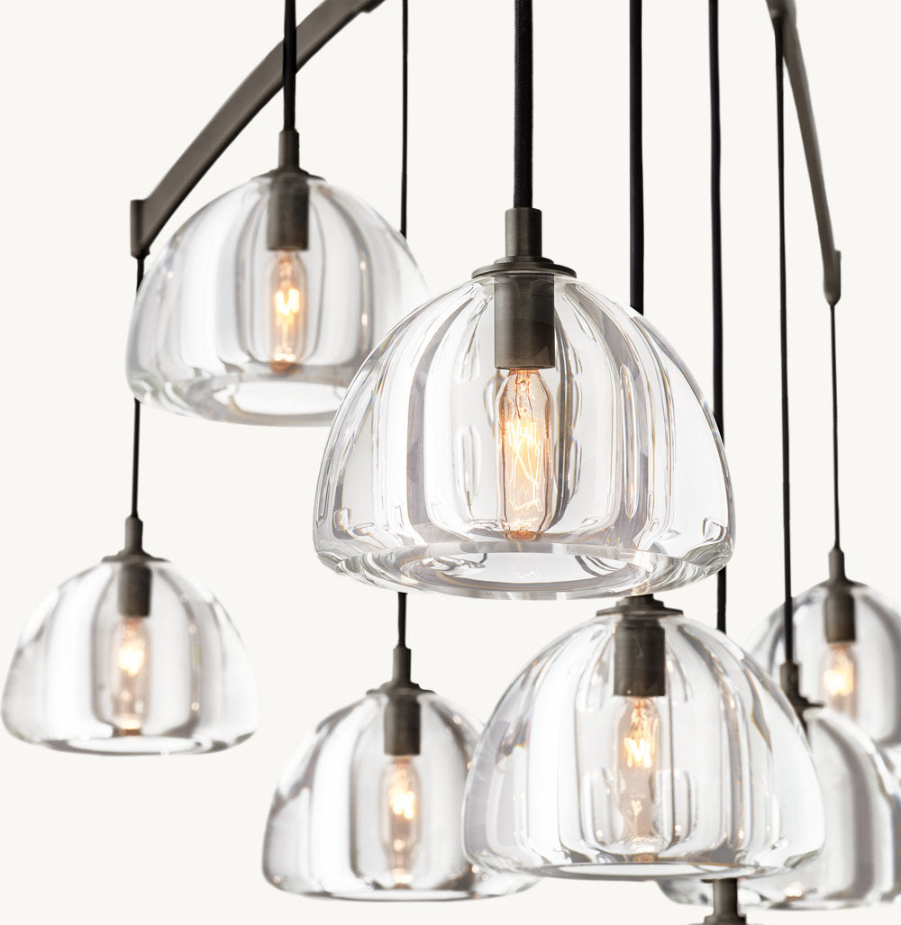 HEMISPHERE ROUND CHANDELIER 48"