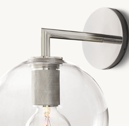 UTILITAIRE GLOBE SHADE SCONCE
