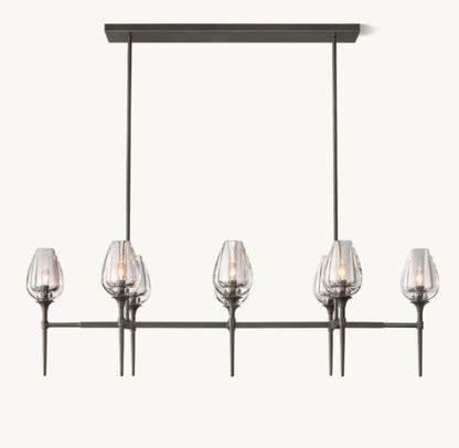 TULIP LINEAR CHANDELIER 52"