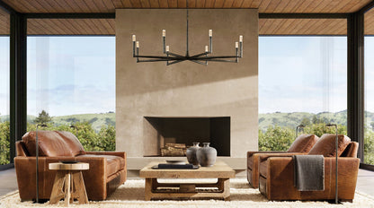 THADDEUS ROUND CHANDELIER 60"