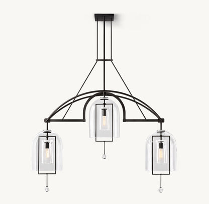 FULCRUM GRAND LINEAR CHANDELIER 61"