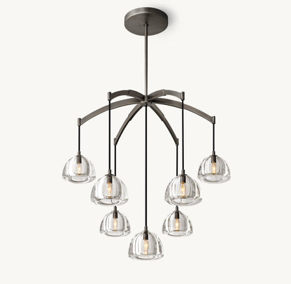 HEMISPHERE ROUND CHANDELIER 36"