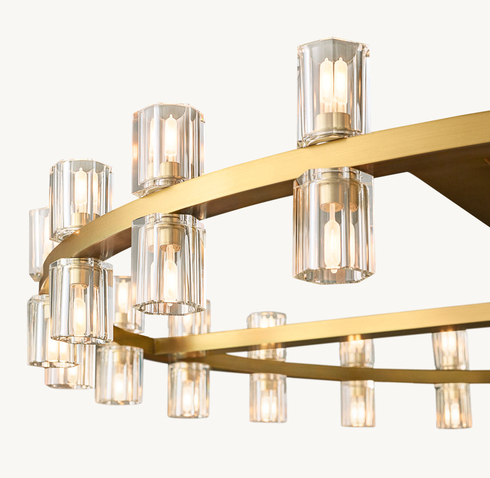 ARCACHON LED ROUND CHANDELIER 48"