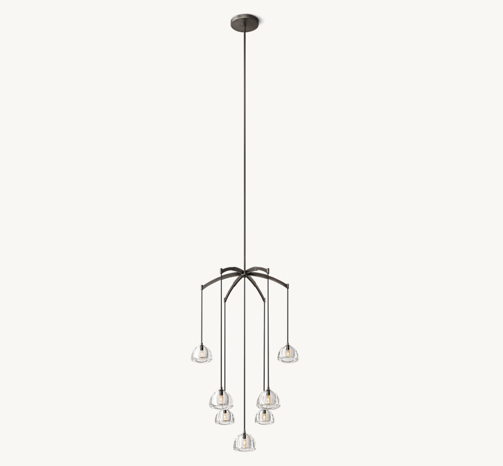 HEMISPHERE ROUND CHANDELIER 36"
