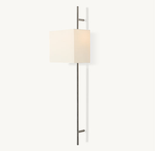 VELA OCTAGONAL BAR SCONCE - RECTANGULAR SHADE