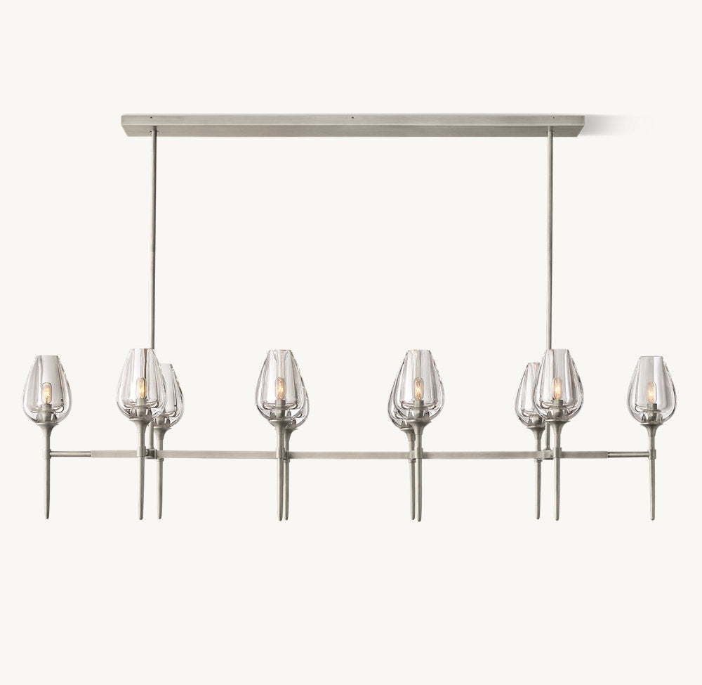 TULIP LINEAR CHANDELIER 65"