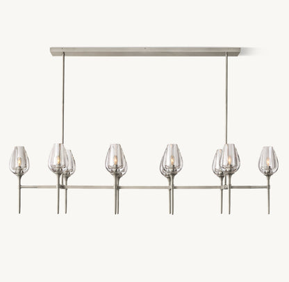 TULIP LINEAR CHANDELIER 65"