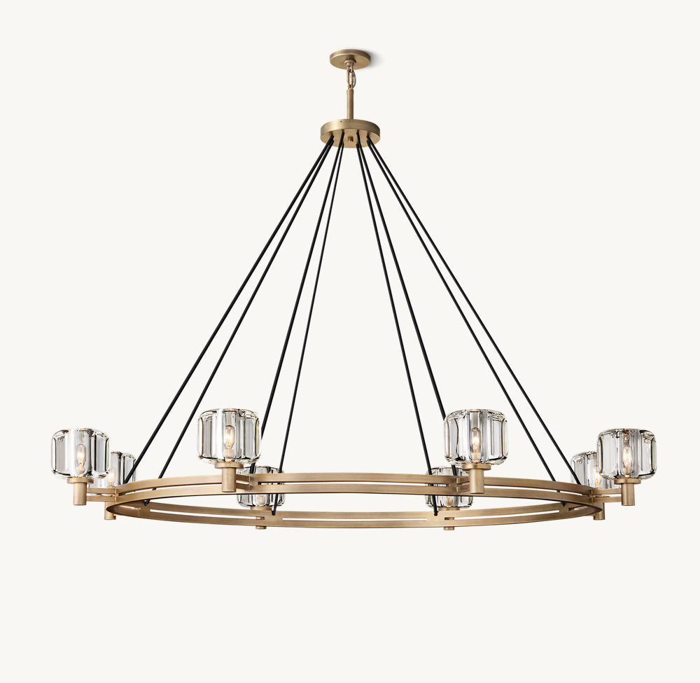 DEMARET ROUND CHANDELIER 60"