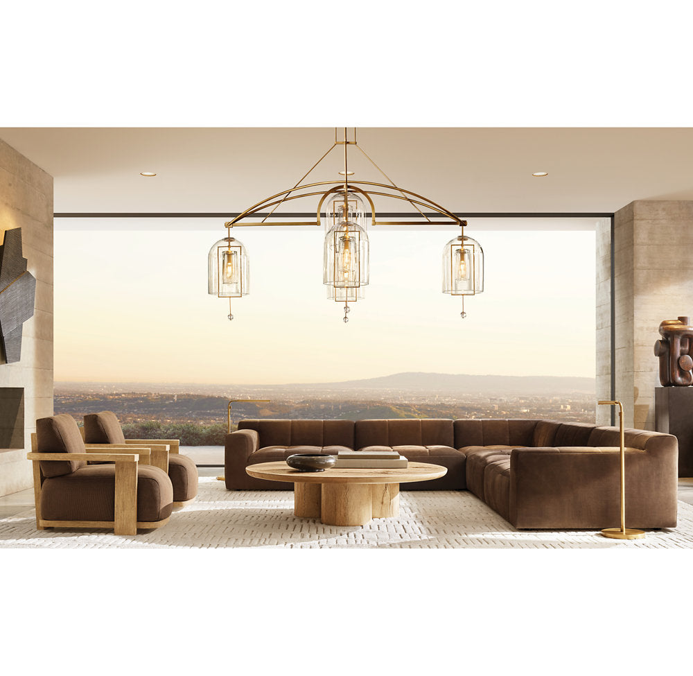FULCRUM ROUND GRAND CHANDELIER 61"