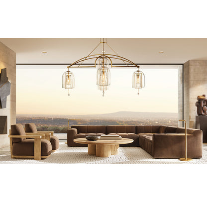 FULCRUM ROUND GRAND CHANDELIER 61"