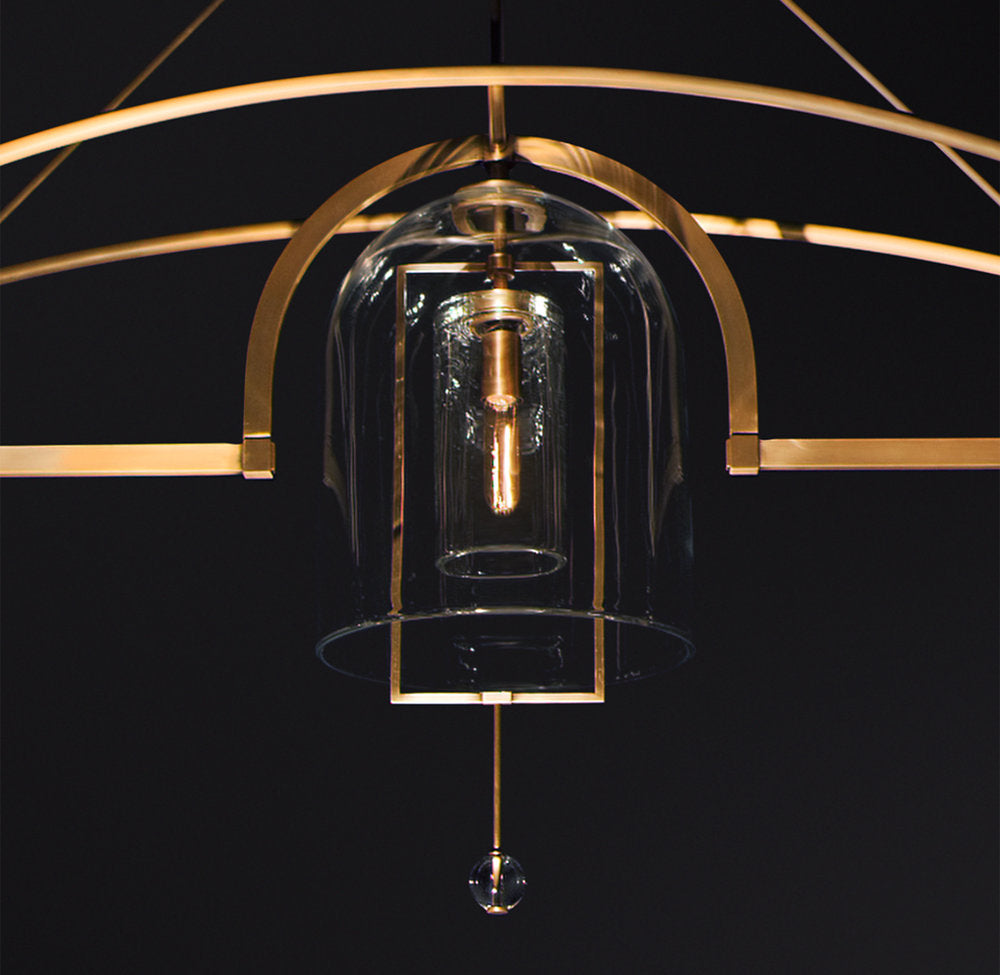 FULCRUM GRAND LINEAR CHANDELIER 61"