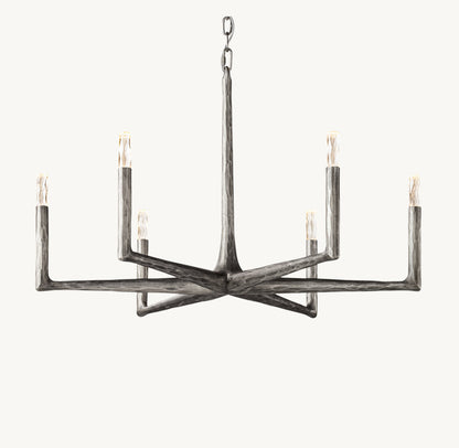 THADDEUS ROUND CHANDELIER 36"