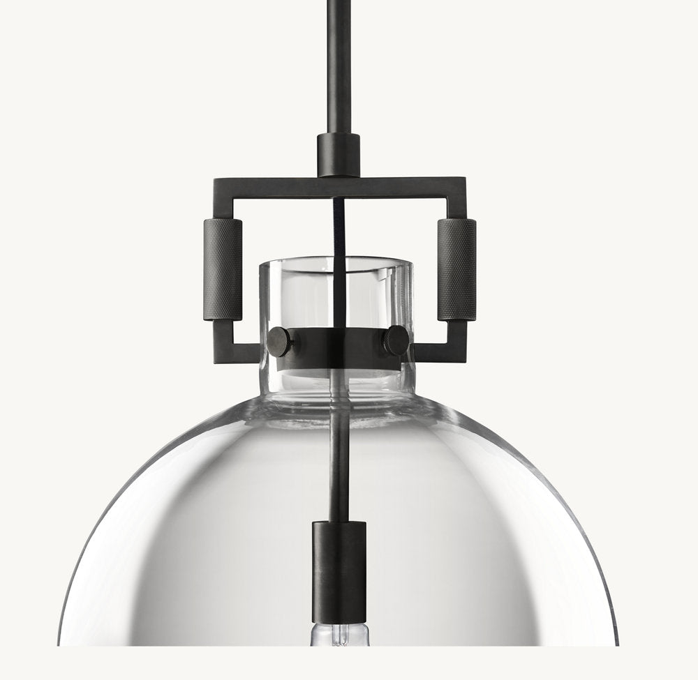 MACHINIST GLASS GLOBE PENDANT