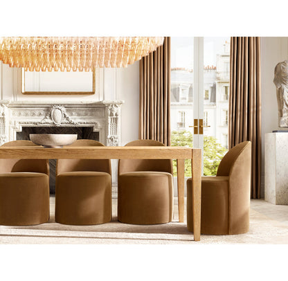 CHIARA CLEAR GLASS TIERED RECTANGULAR CHANDELIER 54"