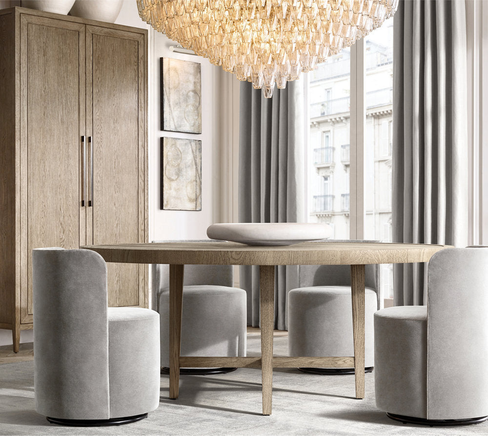 CHIARA CLEAR GLASS TIERED ROUND CHANDELIER 37"