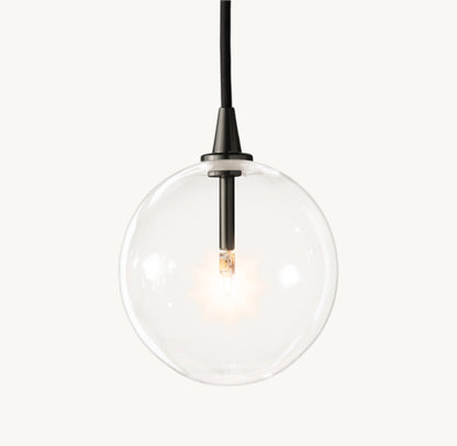 GLASS GLOBE MOBILE PENDANT
