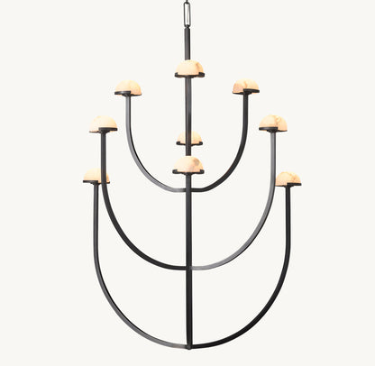 PEDRA ROUND CHANDELIER 40"