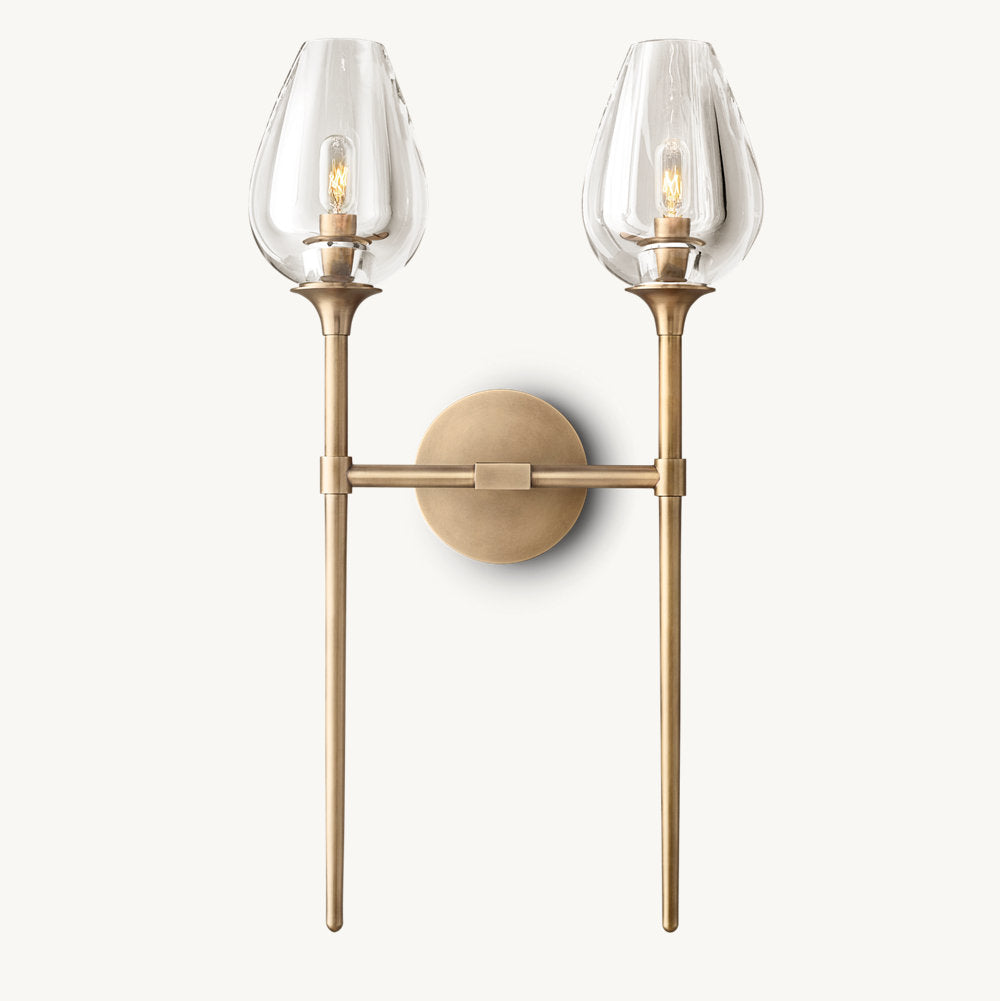 TULIP DOUBLE SCONCE