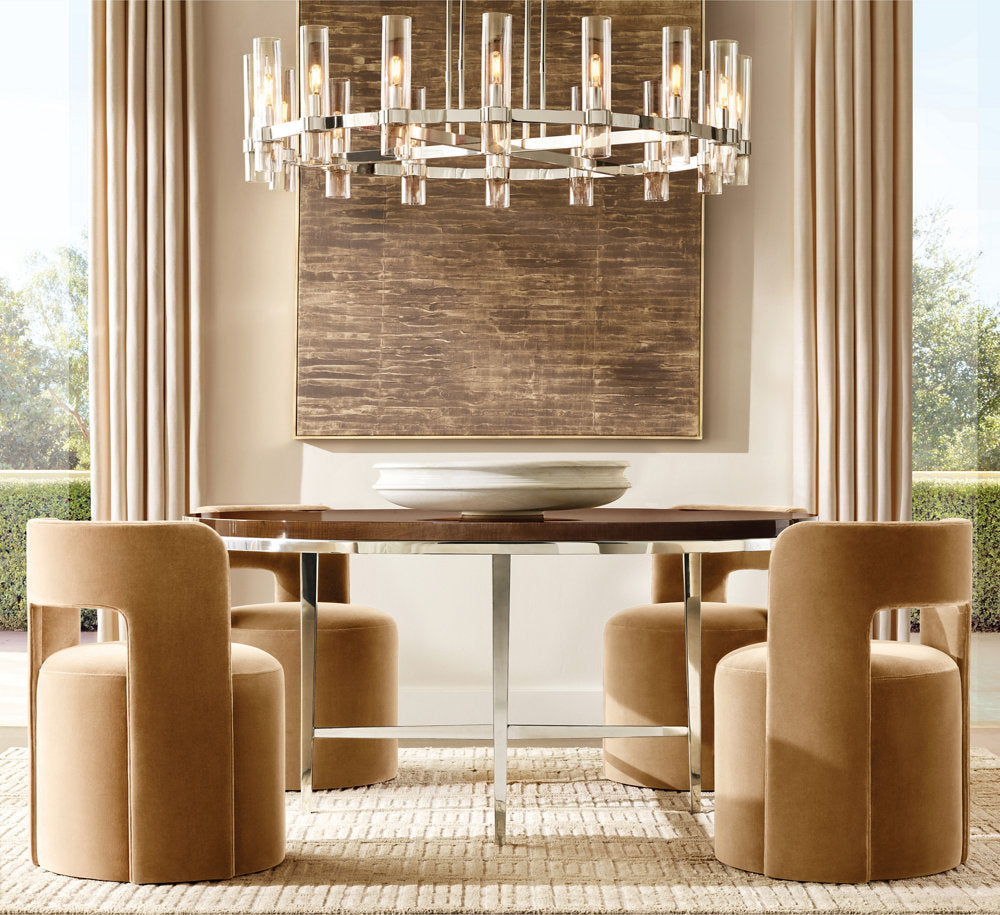 RAVELLE ROUND CHANDELIER 60"