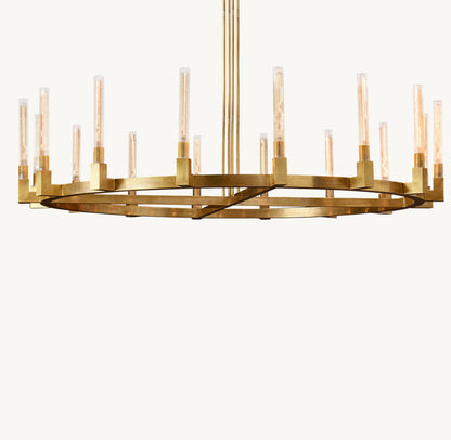 CANNELE ROUND CHANDELIER 72"