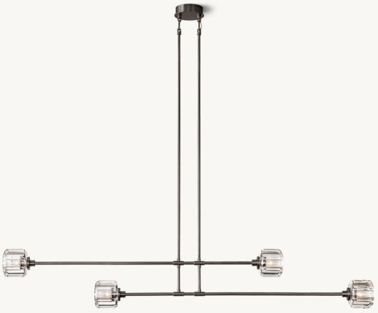 DEMARET MOBILE LINEAR CHANDELIER 72"