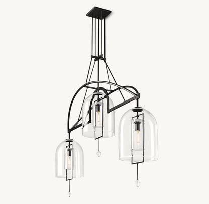 FULCRUM GRAND LINEAR CHANDELIER 73"