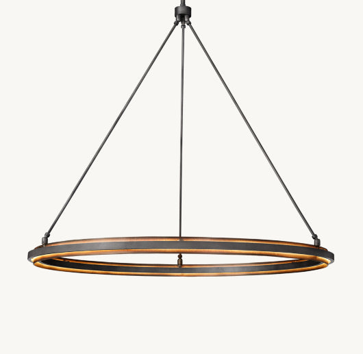 PERALTA ROUND CHANDELIER 48"